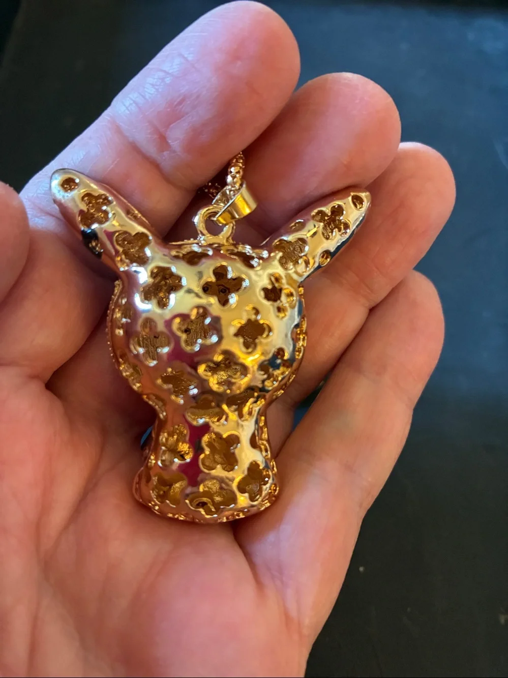 Pikachu Pink Crystal Pendant comes on a golden necklace. NWOT